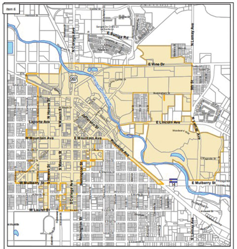 Fort Collins DDA boundary