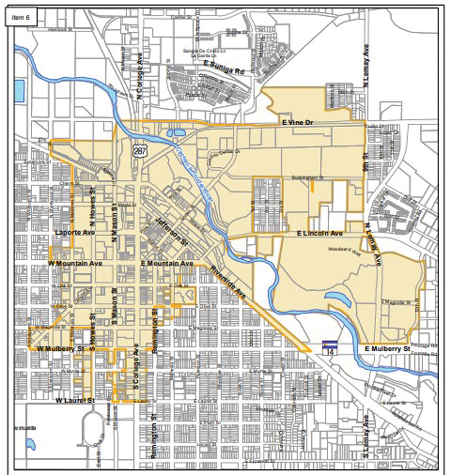 Fort Collins DDA boundary